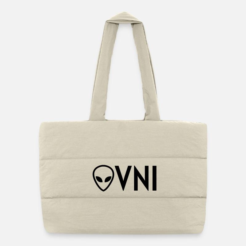 OVNI - UFO - Alien - Espace - Extraterrestre Puffer Shopping Bag