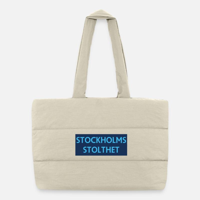 Stockholmer Stolz Puffer-Einkaufstasche
