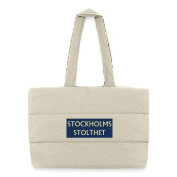 Stockholm Pride - Puffer Shopping Bag - natural - Front