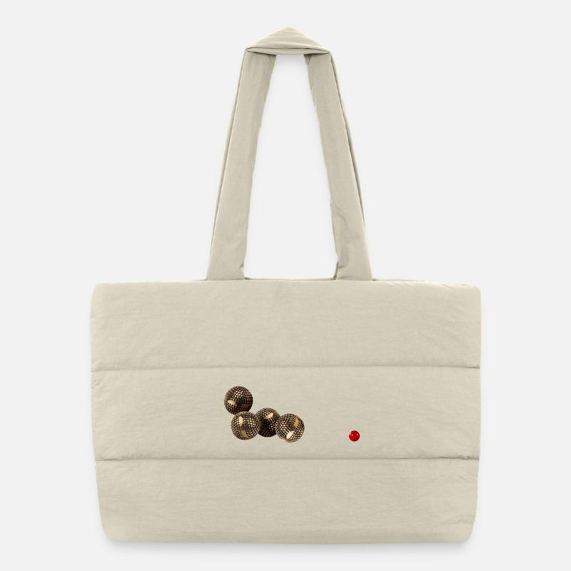 Jeu de boule de pétanque Sac shopping matelassé