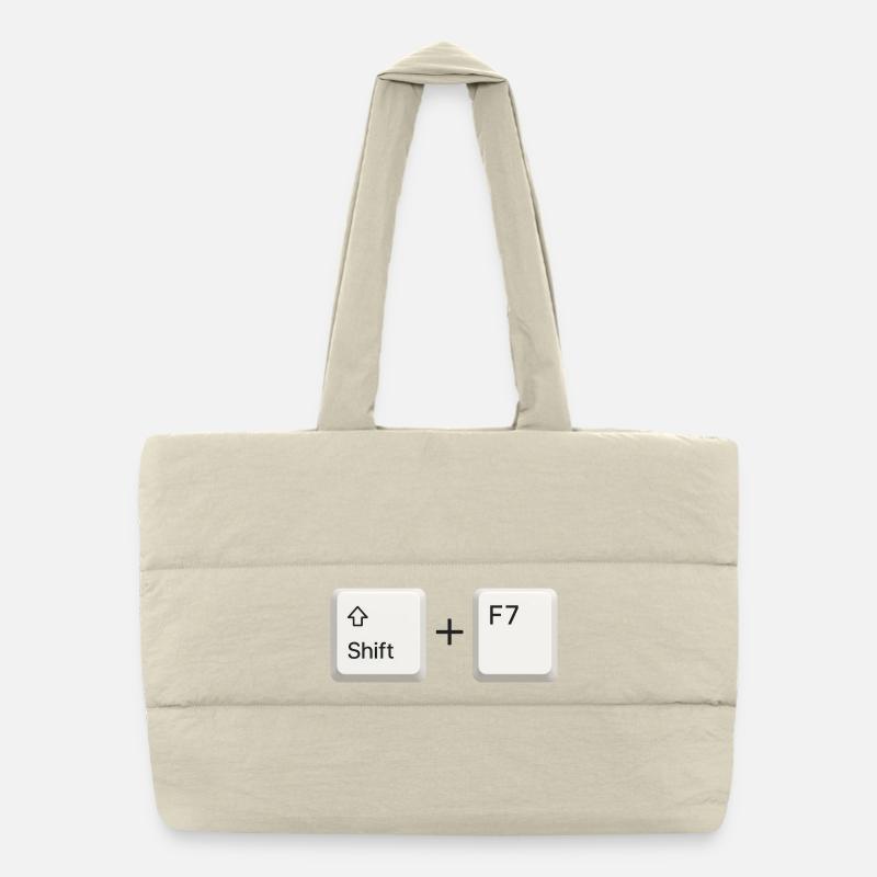 Sac shopping matelassé