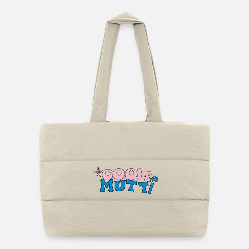 Coole Mutti Puffer-Einkaufstasche