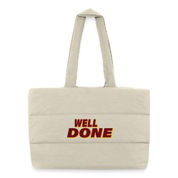 WELL DONE - Puffer Shopping Bag - natural - Front