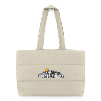 Mountain Mama - Puffer Shopping Bag - natural - Front
