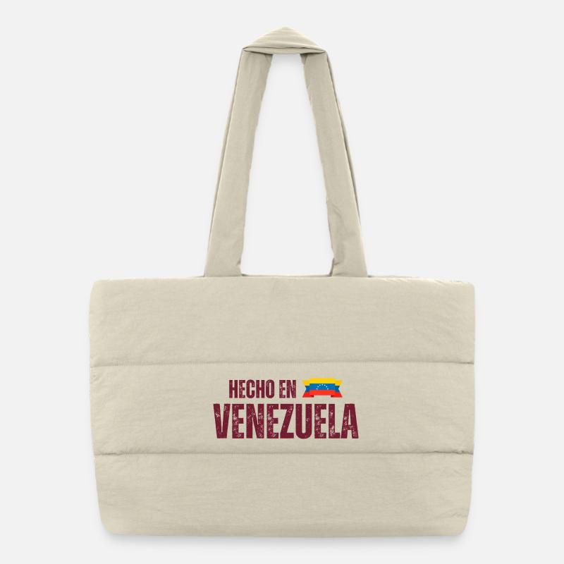 Made in Venezuela, Venezuelan pride Puffer Shopping Bag