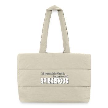 Thérapie SPIEKEROOG - Sac shopping matelassé - blanc naturel - Devant