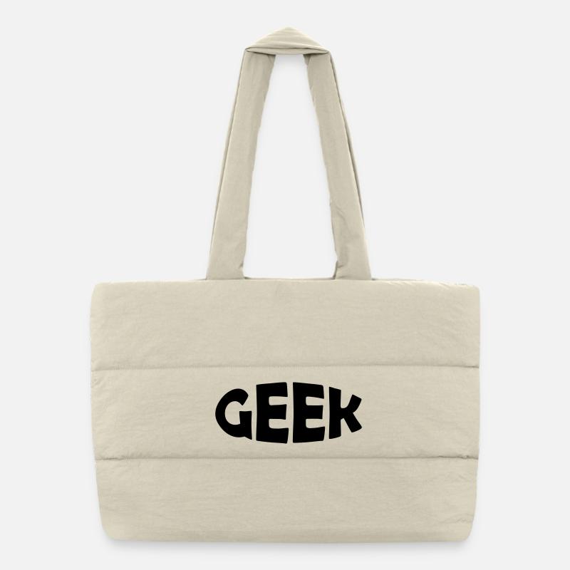 GEEK Puffer-Einkaufstasche