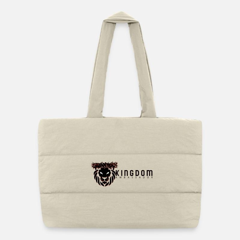 Logo du lion du Royaume Sac shopping matelassé