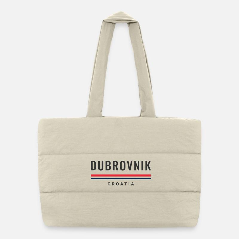 Stadt Dubrovnik, Kroatien Puffer-Einkaufstasche