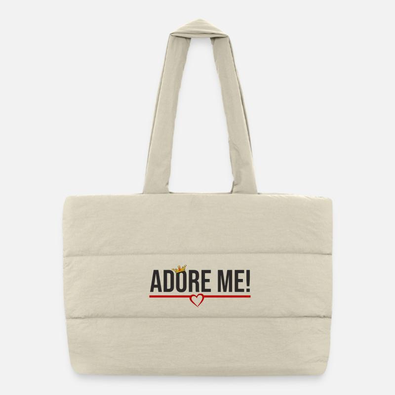 Valentine's Sparrow Edition - Puffer Shopping Bag - natural