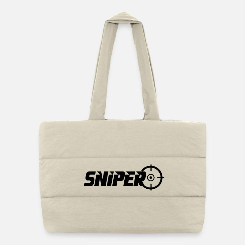 sniper Puffer Shopping Bag