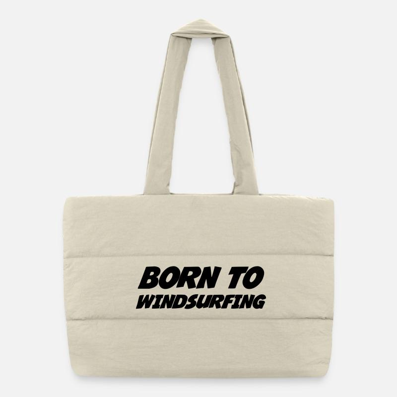 Windsurf Windsurfing Windsurfen Planche à voile Puffer Shopping Bag