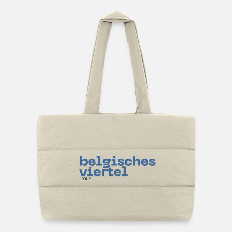 Belgian Quarter - Cologne Quarter Puffer Shopping Bag
