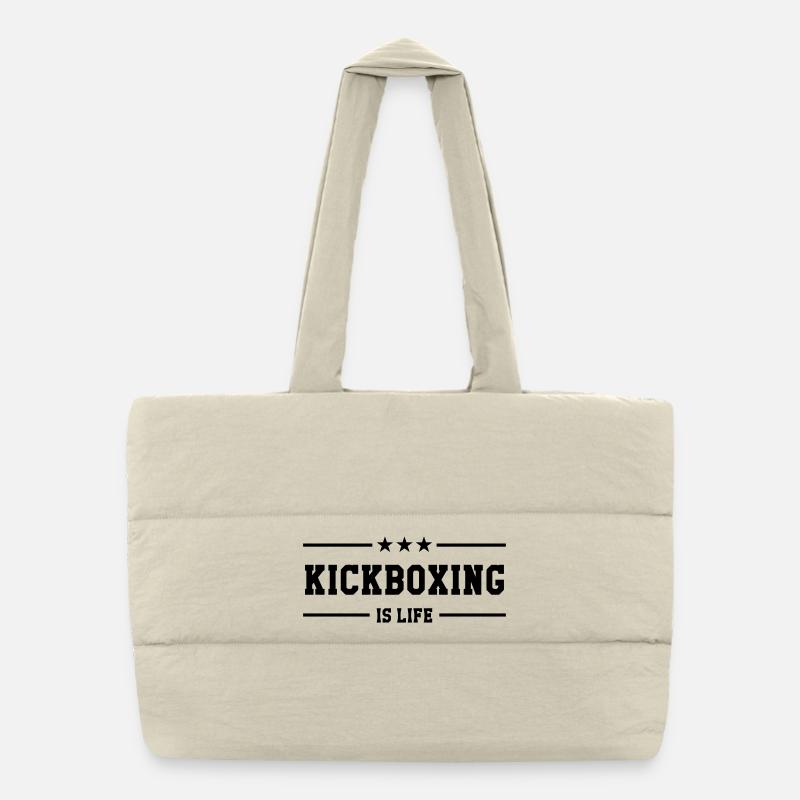 Kickboxen / Kickboxing / Kickboxer / Kick Boxing Puffer-Einkaufstasche