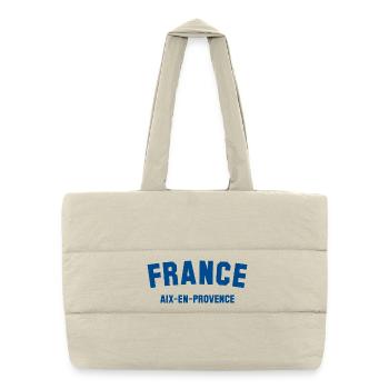 AIX-EN-PROVENCE FRANCE - Puffer-Einkaufstasche - Naturweiß - Vorne