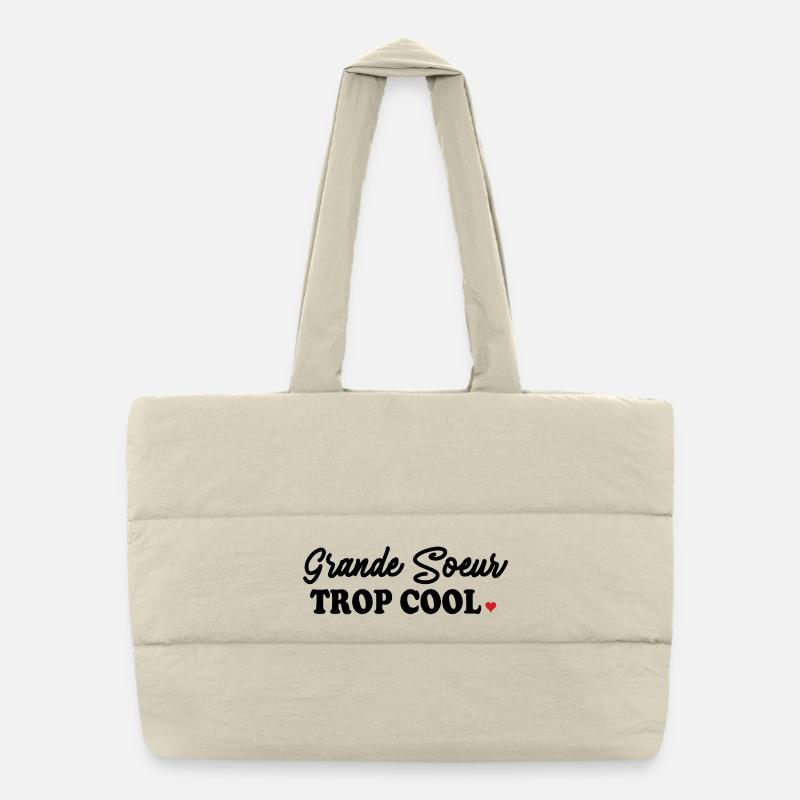 Grande Soeur Frères & Soeurs Trop Cool Sac shopping matelassé