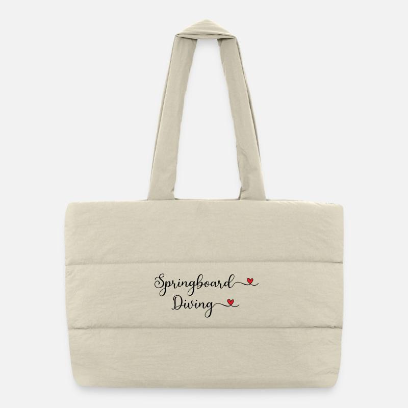 Plongée tremplin Sac shopping matelassé