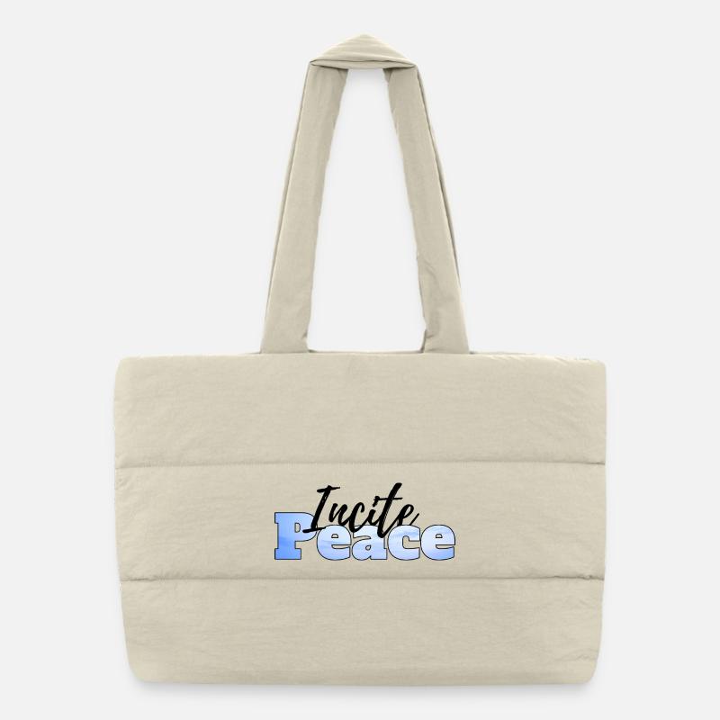 Incite Peace Puffer Shopping Bag