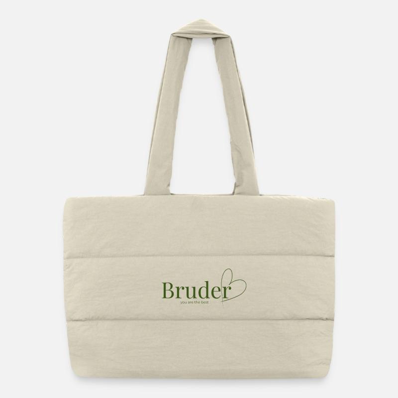 Bruderherz_the_best Sac shopping matelassé