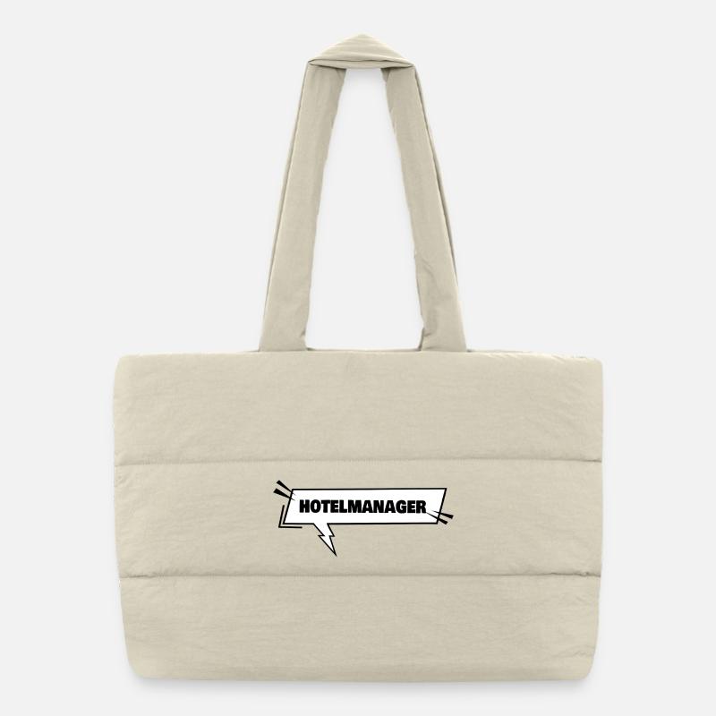 Education Hotel Manager Puffer Shopping Bag
