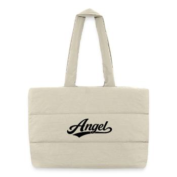 Angel name first last family - Puffer Shopping Bag - natural - Front