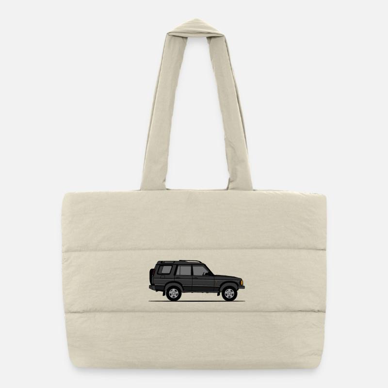 Discovery 2 Black Puffer Shopping Bag