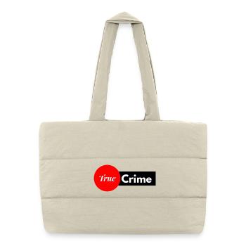 True Crime Wahre Verbrechen Adrian Langenscheid - Puffer-Einkaufstasche - Naturweiß - Vorne