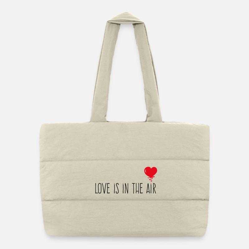 Il y a de l’amour dans l’air Sac shopping matelassé