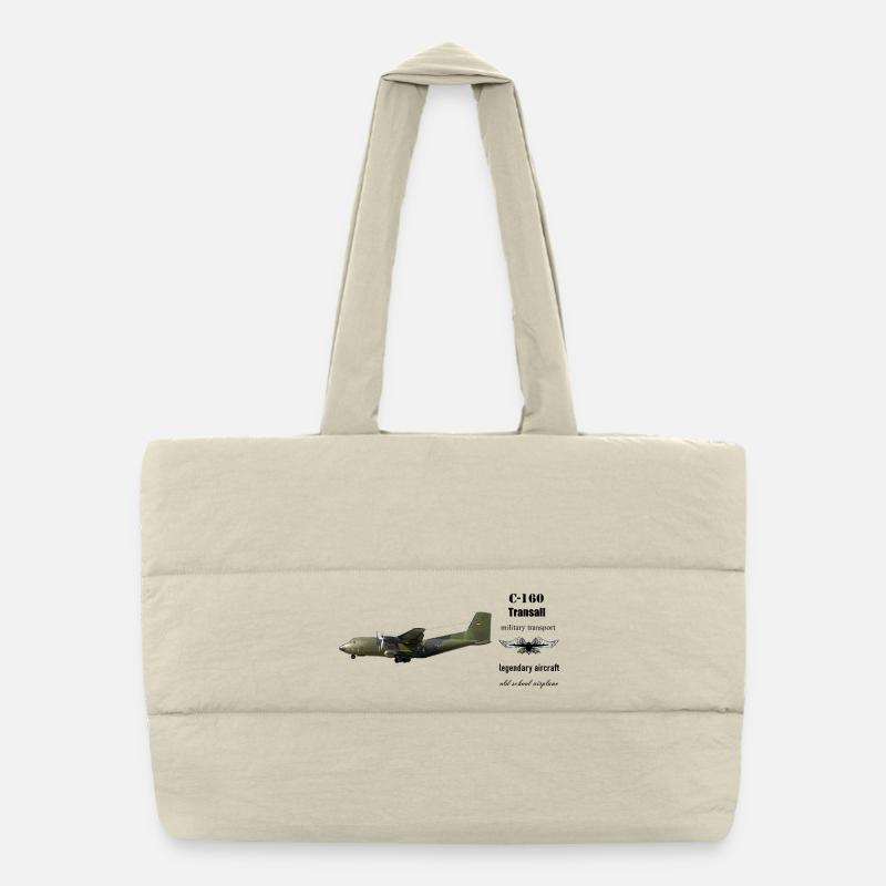 C-160 Transall Puffer-Einkaufstasche