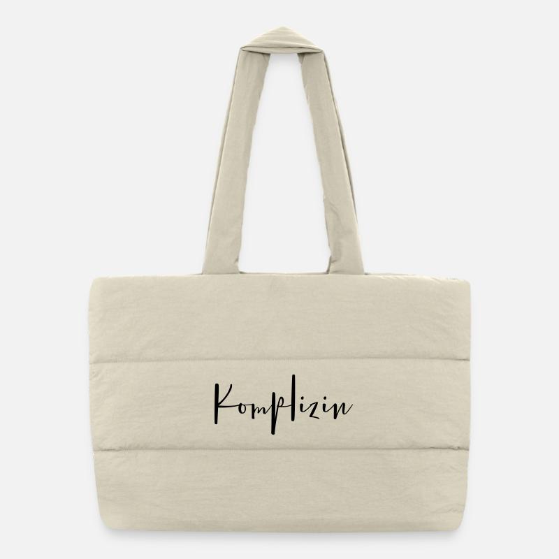 Komplizin Partnerin Freundin Ehefrau Puffer-Einkaufstasche