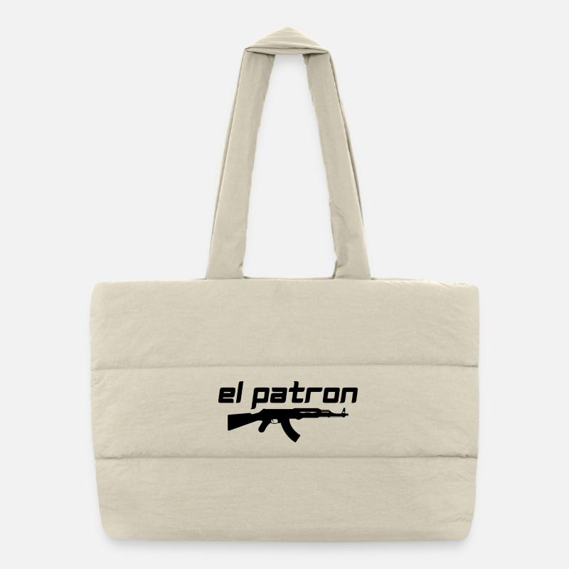 El Patron – Der Chef Look Puffer-Einkaufstasche