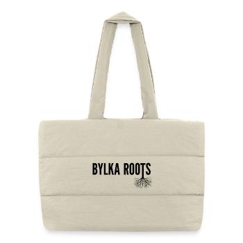 BYLKA_ROOTS - Puffer-Einkaufstasche - Naturweiß - Vorne