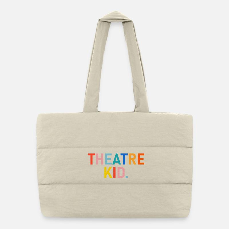 Théâtre Kid Arc-en-ciel Sac shopping matelassé