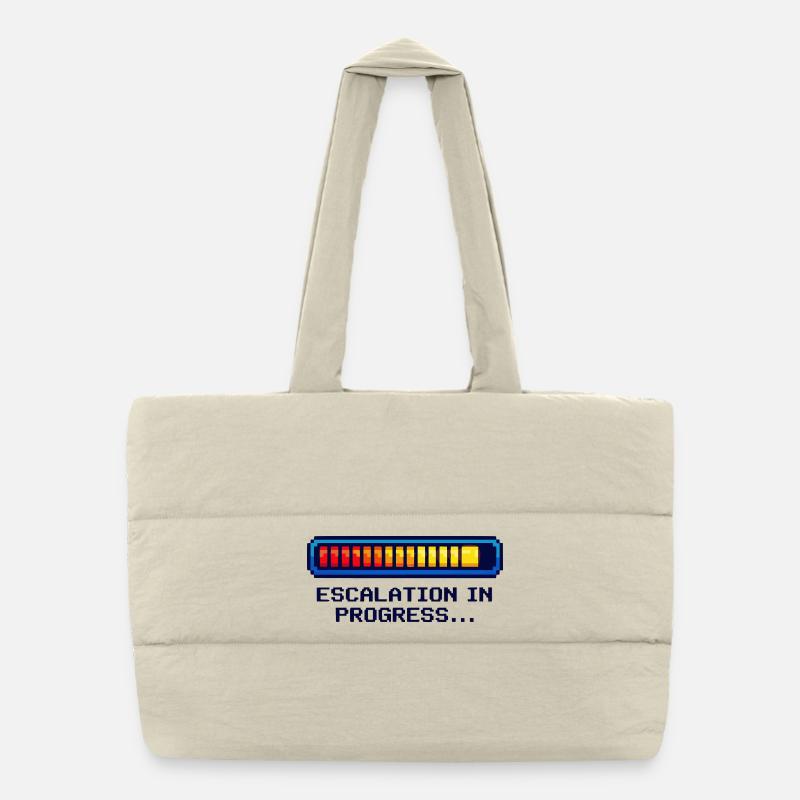 Chemise geek de mode Escalade – Design de nerds drôle Sac shopping matelassé