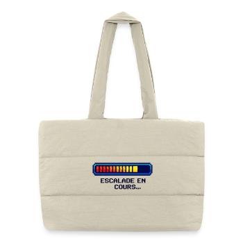 Escalation Shirt – Geek Humor Français - Puffer Shopping Bag - natural - Front