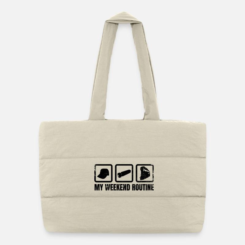 Trainspotter schedule Puffer Shopping Bag