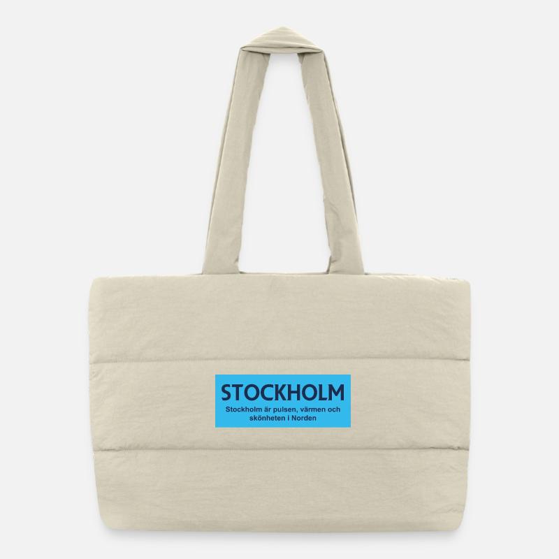 Fierté de Stockholm Sac shopping matelassé