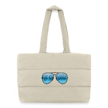 FO-SHEURE - Sac shopping matelassé - blanc naturel - Devant