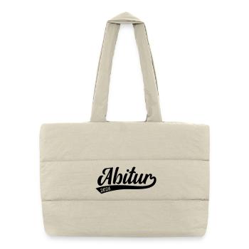 Abitur Abi 2026 - Puffer Shopping Bag - natural - Front