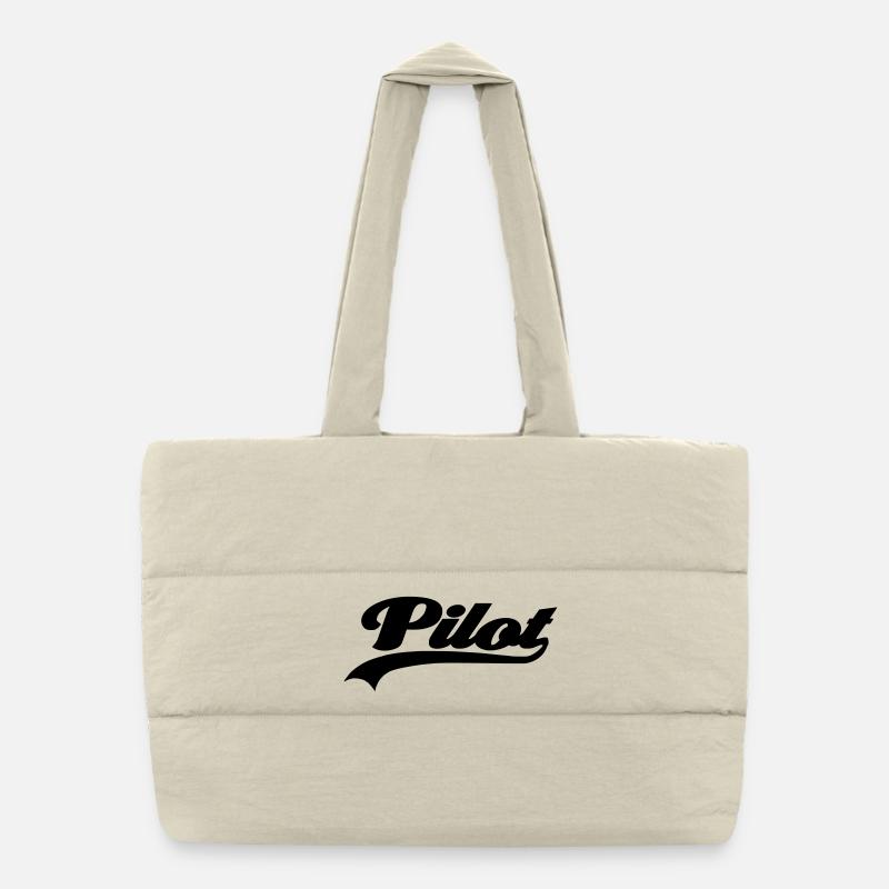 pilot Puffer Shopping Bag