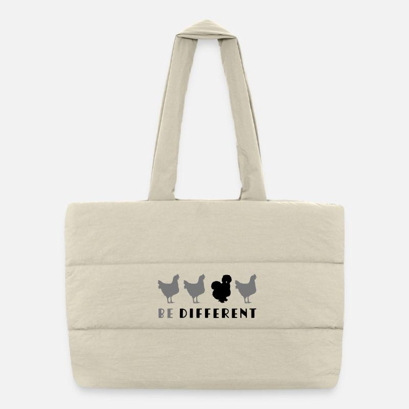 Be Different Puffer-Einkaufstasche