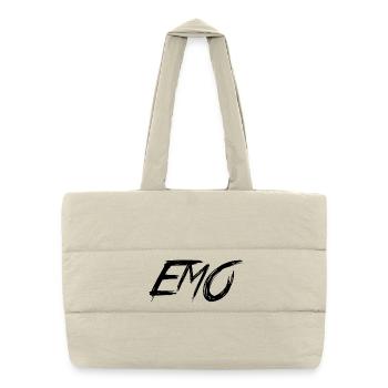 EMO - Sac shopping matelassé - blanc naturel - Devant