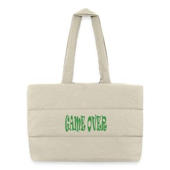 Fin du jeu - Sac shopping matelassé - blanc naturel - Devant