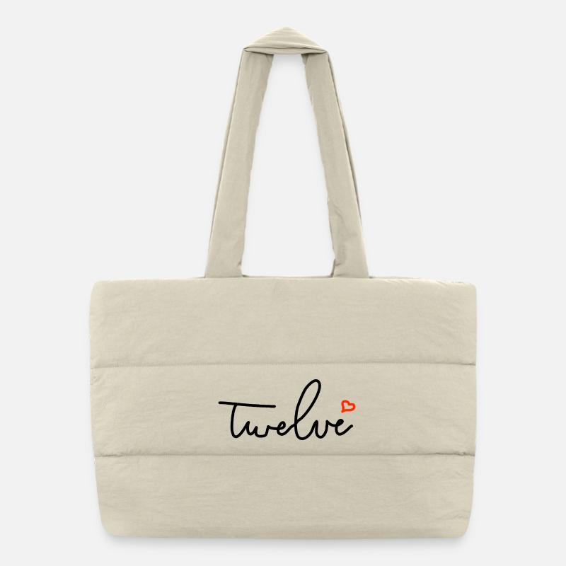 12. Geburtstag Geschenk Junge Mädchen Puffer-Einkaufstasche