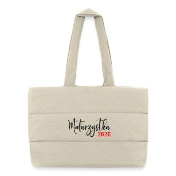 High School Graduate 2026 - Puffer Shopping Bag - natural - Front