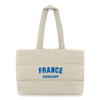 Guadeloupe France - Puffer-Einkaufstasche - Naturweiß - Vorne