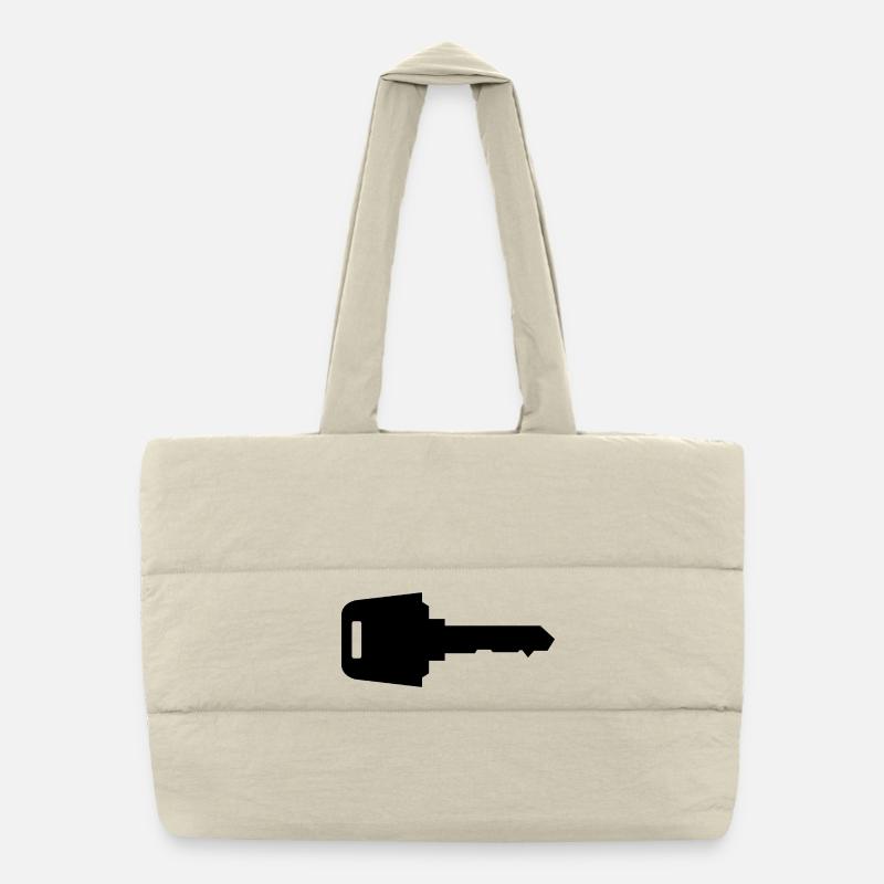 Clé de voiture Sac shopping matelassé