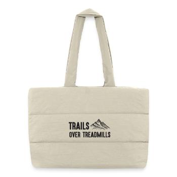 Trailrunning - Trails über Laufbänder - Puffer-Einkaufstasche - Naturweiß - Vorne
