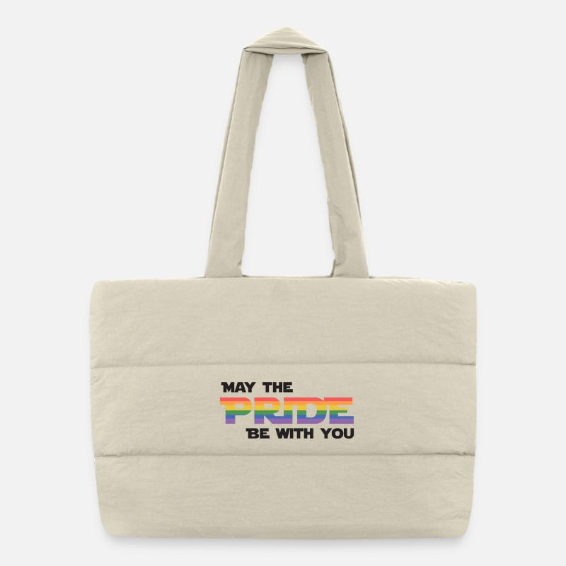 Mois de la fierté LGBT - Que la fierté soit avec vous Sac shopping matelassé