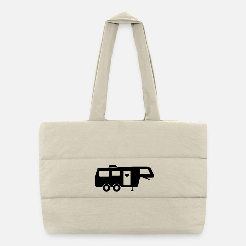 Camping-car à cinquième roue Sac shopping matelassé